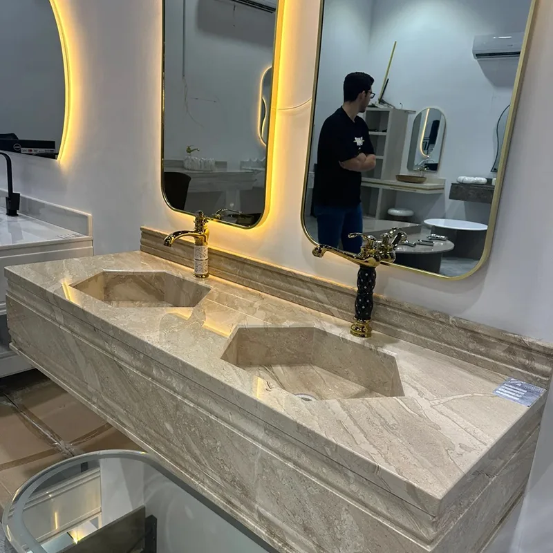 Slab đá cẩm thạch Dino be