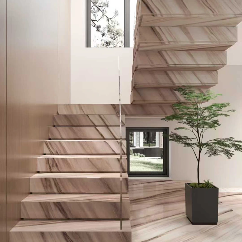 Slab bằng đá cẩm thạch màu trắng