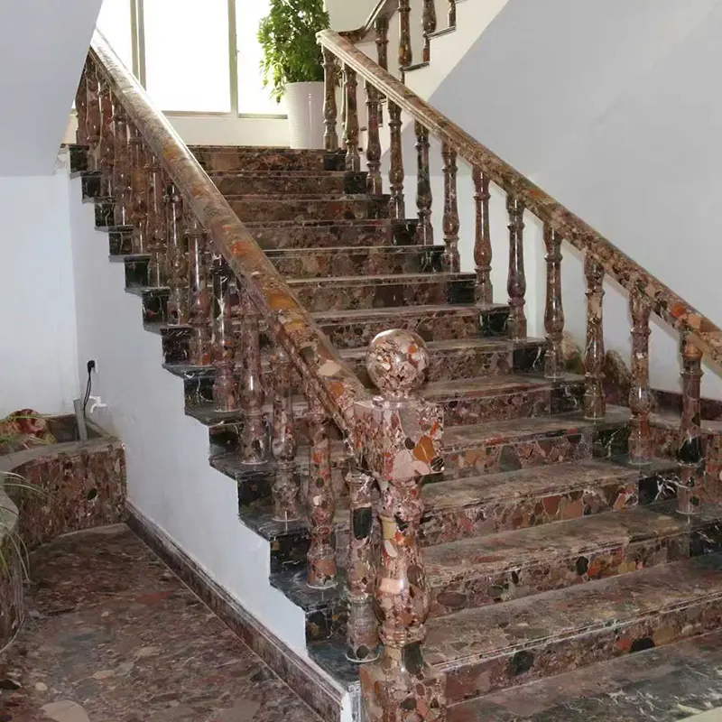 Slab đá cẩm thạch màu đỏ