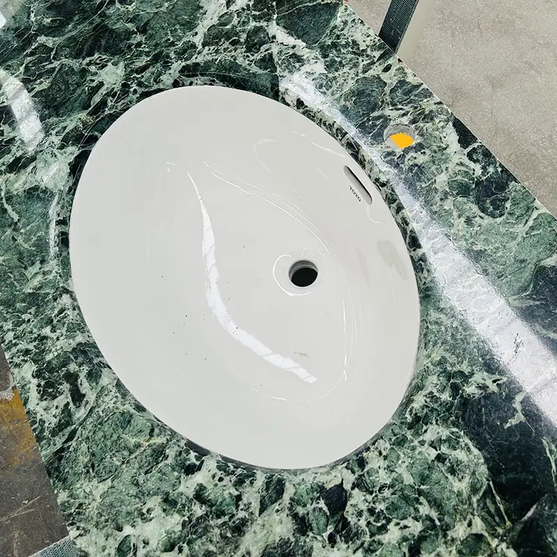 Verde rameggiato đá cẩm thạch Vanity Top